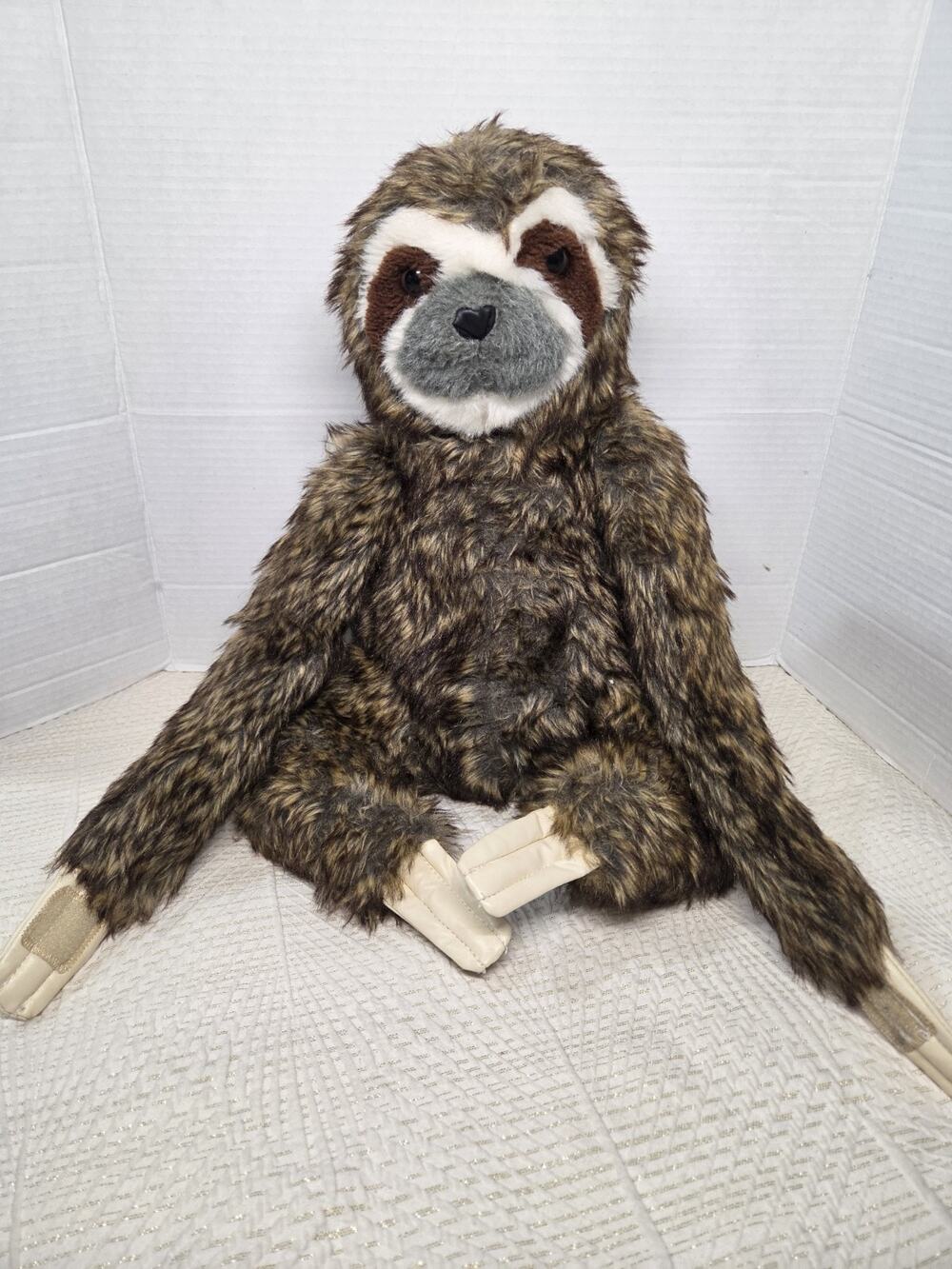 Melissa & Doug Sloth Life Size Plush 15" Realistic Sitting Stuffed Retired Safar